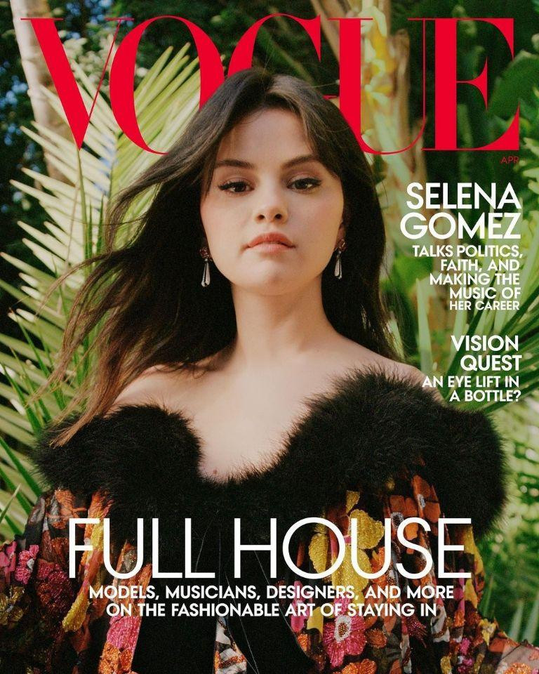 Selena Gómez en revista Vogue