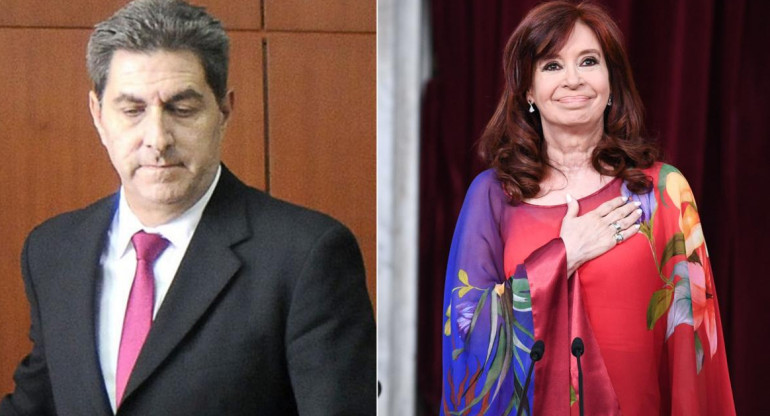 Juan Carlos Gemignani y Cristina Fernández de Kirchner