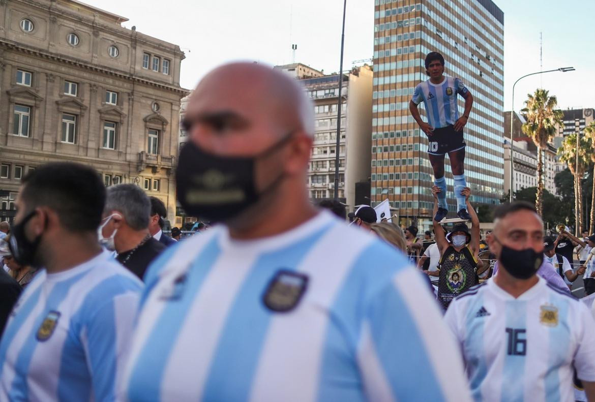 Marcha por Diego Maradona, Reuters.