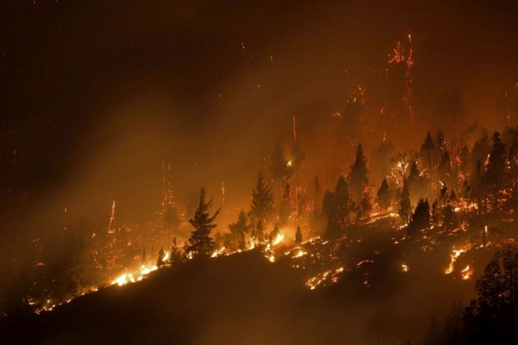 Incendios en la Patagonia, Chubut, NA