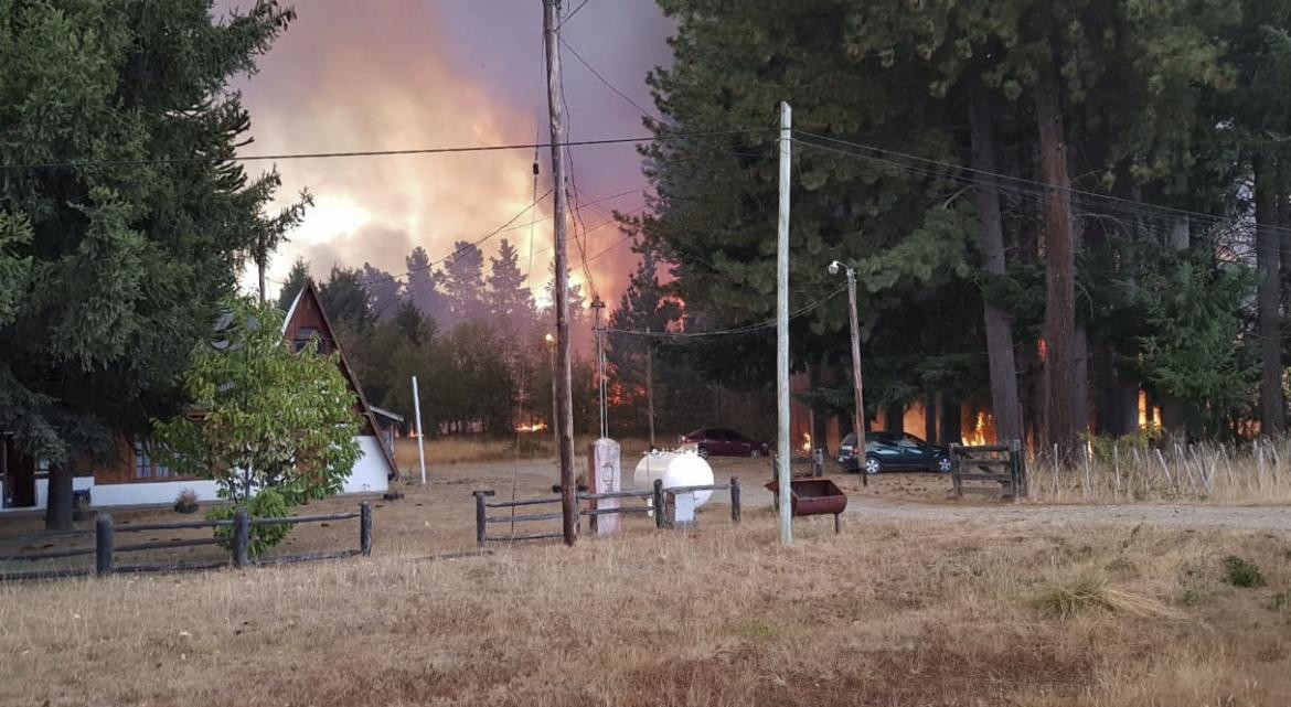 Incendios en la Patagonia, Chubut, NA