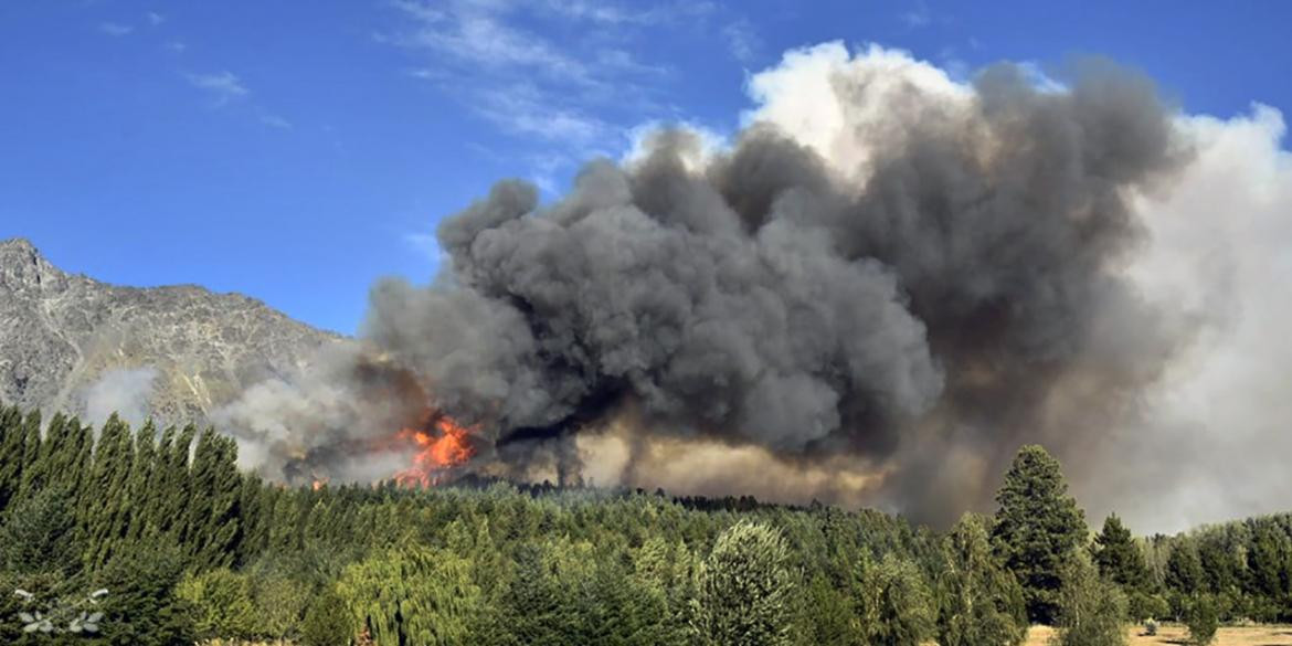 Incendios en la Patagonia, Chubut, NA