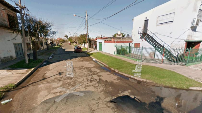 Asalto y muerte en Morón, captura Google Maps