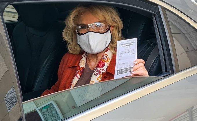 Vacunación contra el coronavirus de Mirtha Legrand