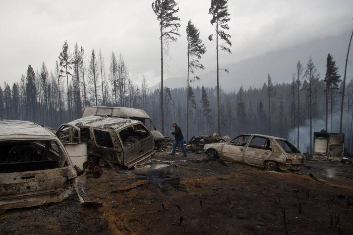 Incendios en la Patagonia, Chubut.