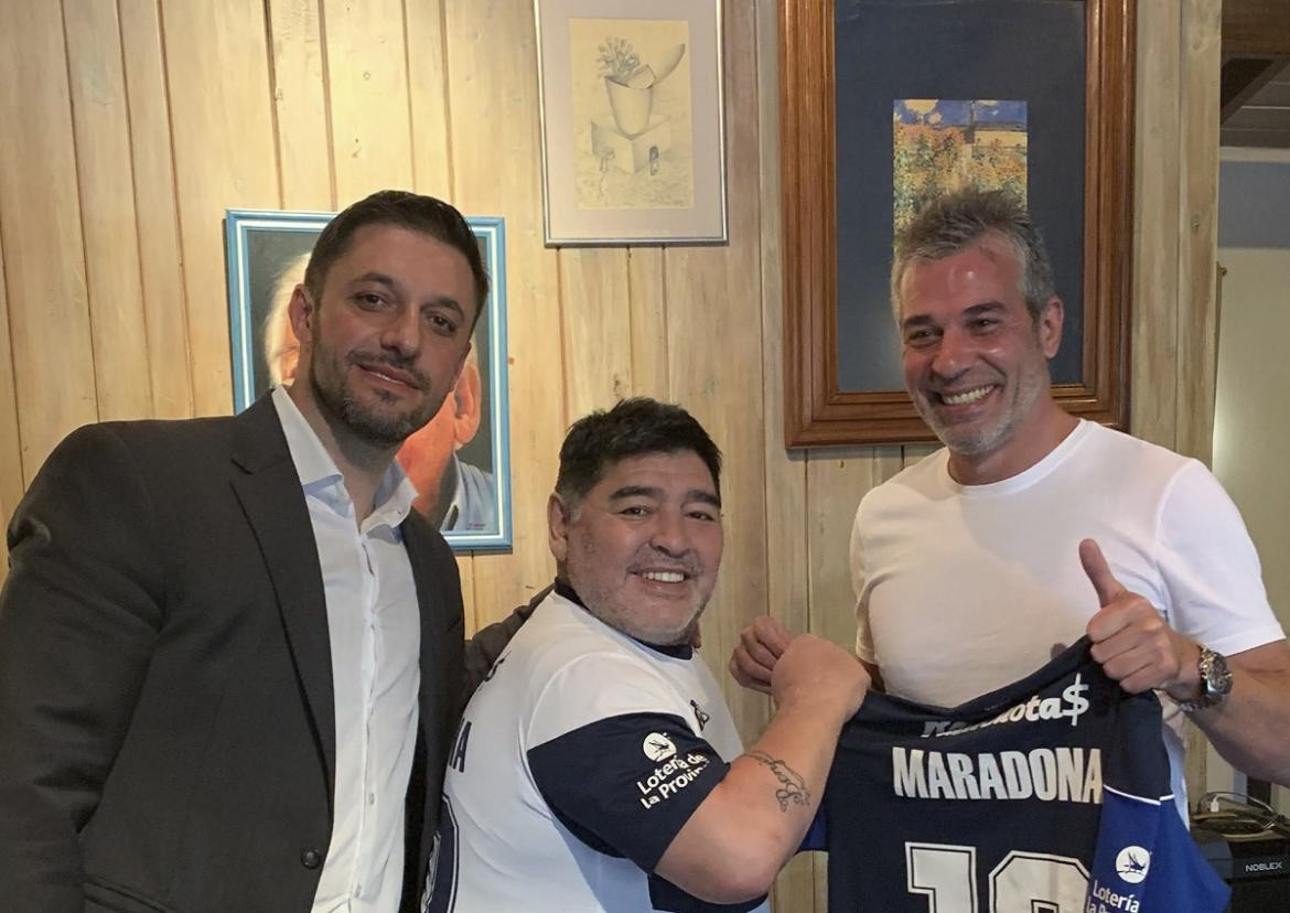 Matías Morla y Diego Maradona, NA.