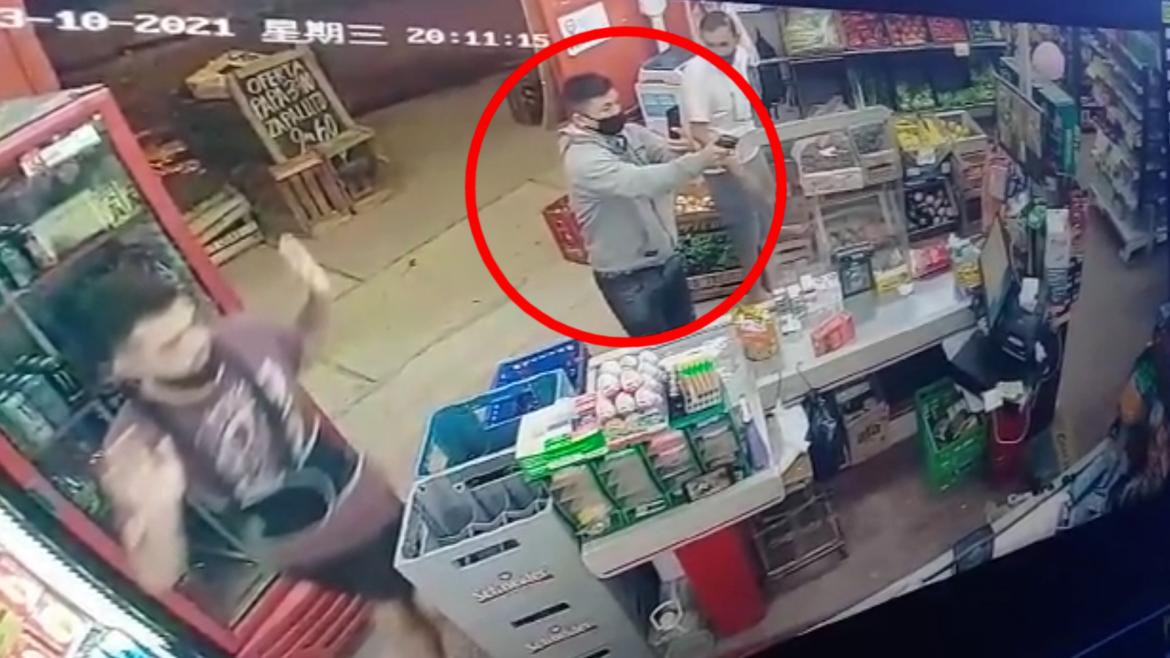 Ataque de la mafia china en un supermercado