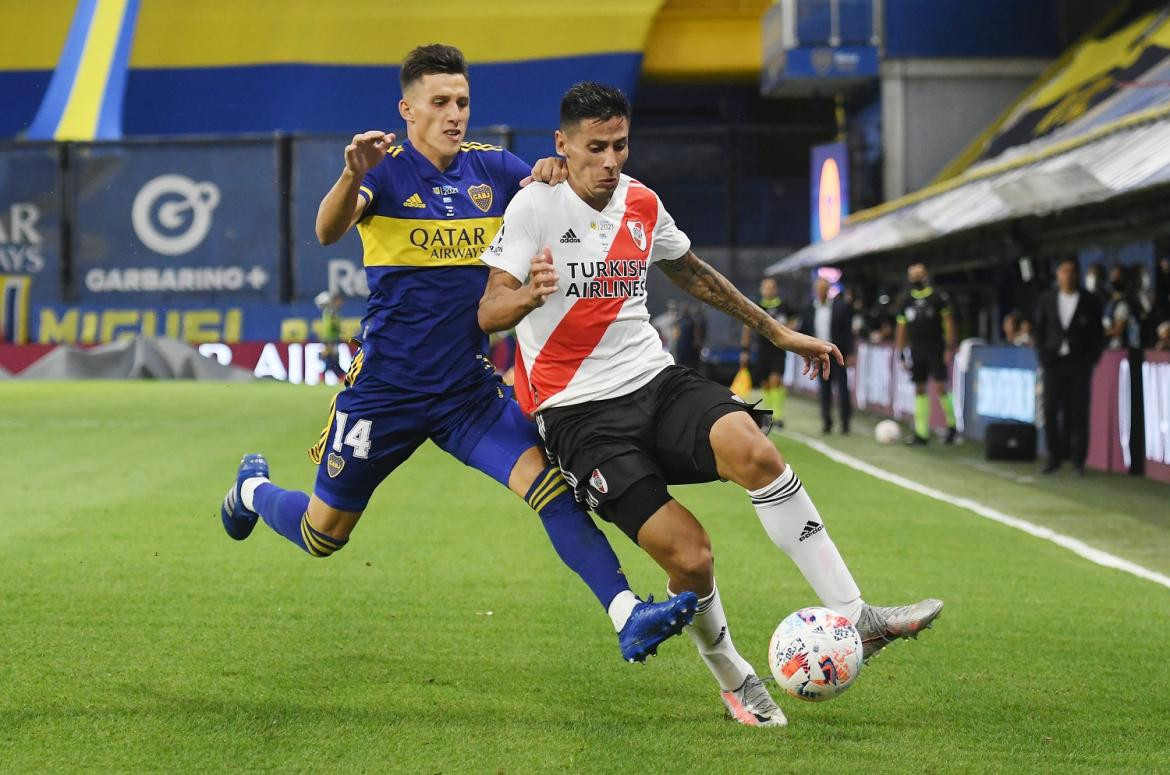 Superclásico, Boca vs. River, Reuters, Angileri y Capaldo	