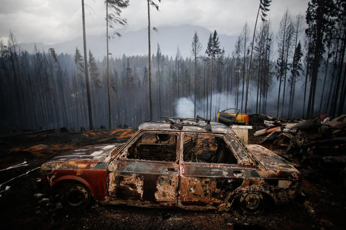 Incendios en la Patagonia, El Bolsón, Foto NA - Greenpeace