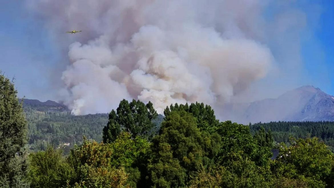 Incendios en la Patagonia, Parque Los Alerces