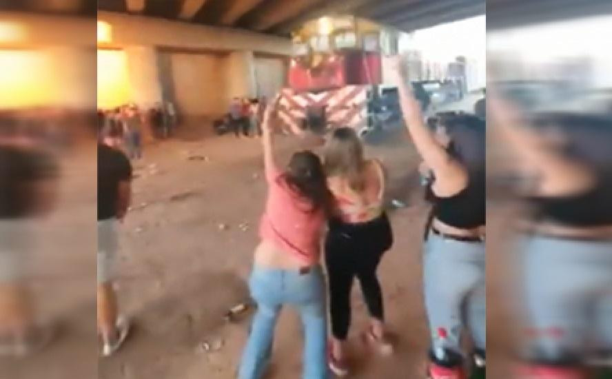 Fiesta clandestina en Chaco, captura de video