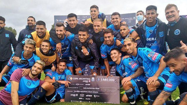 Festejo de San Telmo ante Laferrere por Copa Argentina