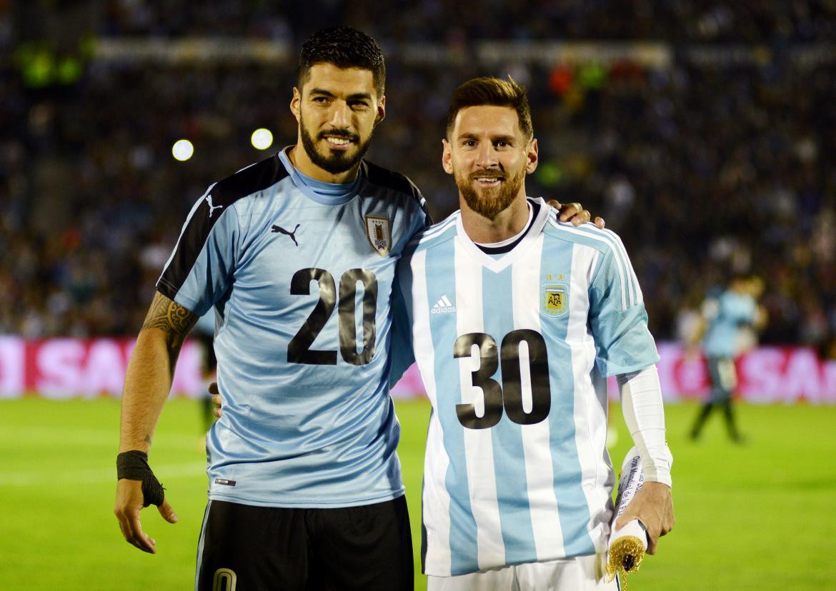 Luis Suárez y Lionel Messi, Uruguay y Argentina