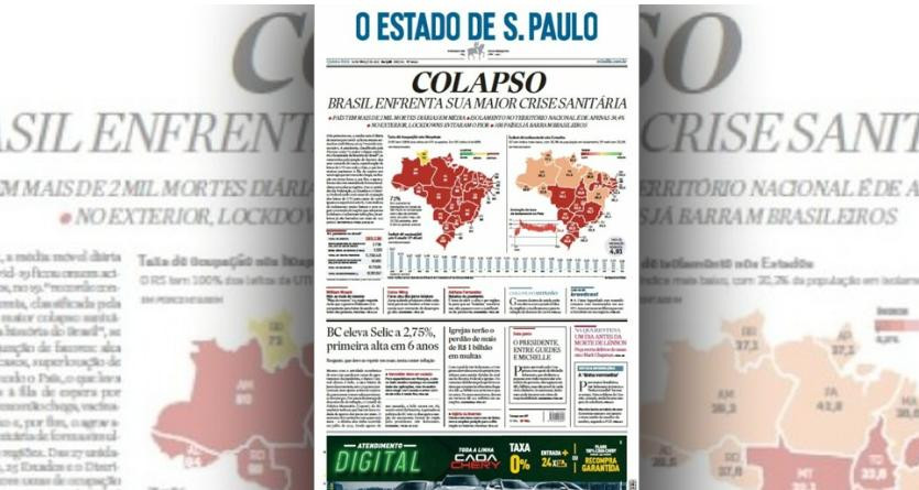 Diario de San Pablo sobre el colapso sanitario por el coronavirus