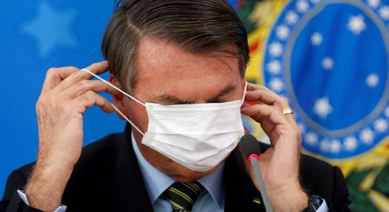 Coronavirus en Brasil, presidente de Brasil Jair Bolsonaro. Foto Reuters