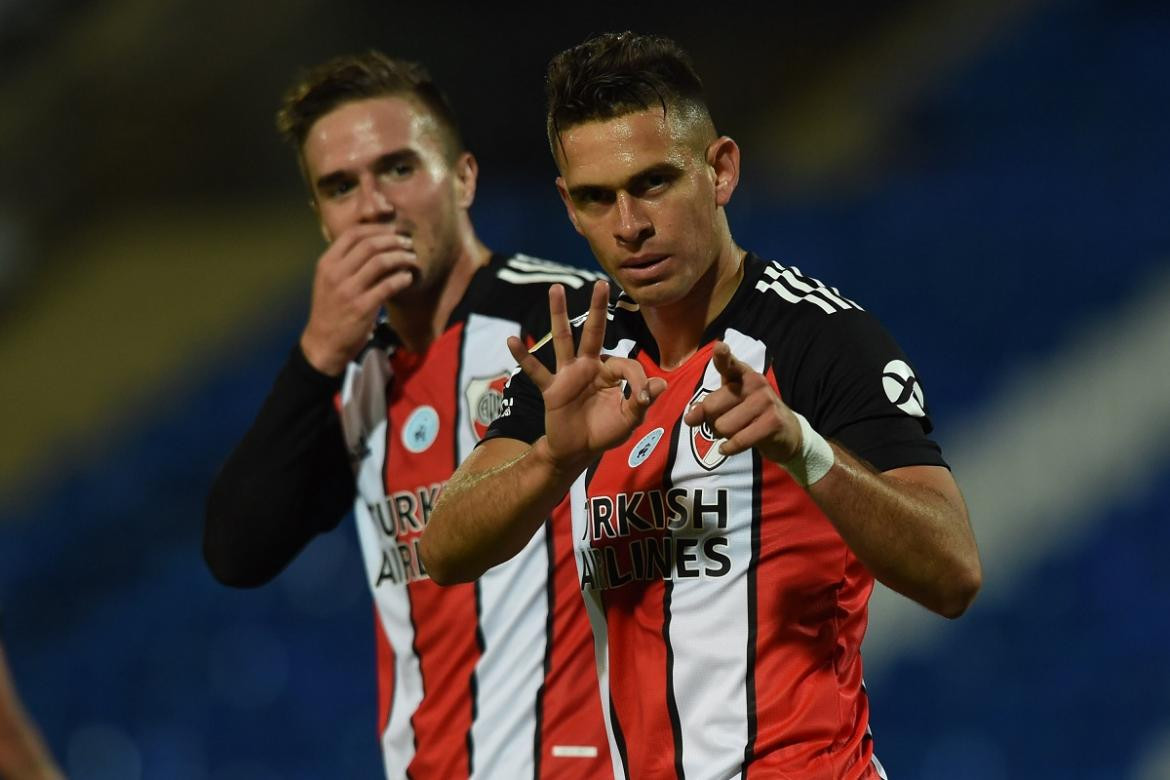 Rafael Santos Borre, River Plate. Foto: NA.