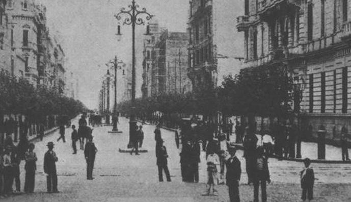 Avenida de Mayo en 1896, turismo, Buenos Aires