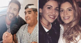 Leopoldo Luque, Diego Maradona, Gianinna Maradona, Dalma Maradona