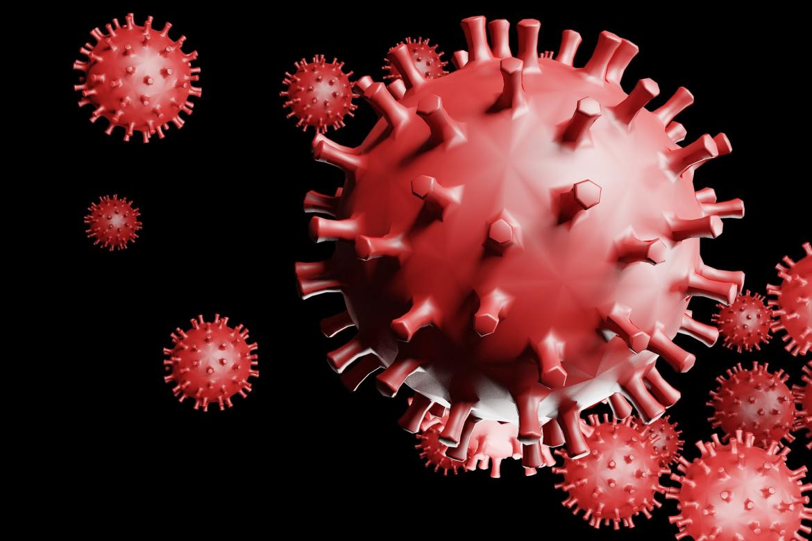 Coronavirus en el mundo, foto artística