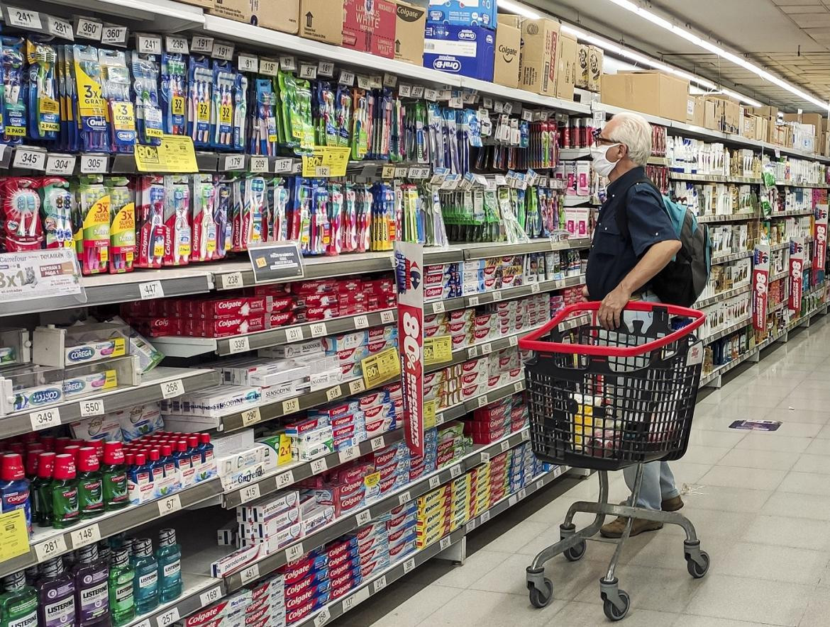 Supermercado, canasta básica de alimentos, consumo, inflación, Foto NA