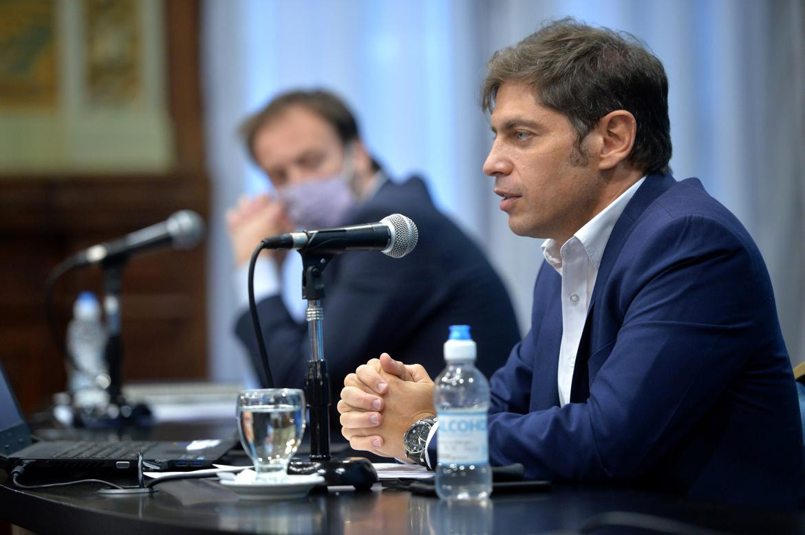 Conferencia de prensa de Axel Kicillof, AGENCIA NA