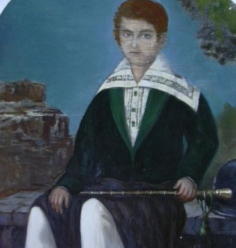 Retrato de Juan Manuel de Rosas de chico, historia argentina