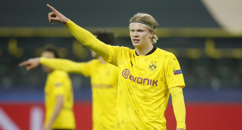 Erling Haaland, futbolista, Borussia Dortmund, Reuters.