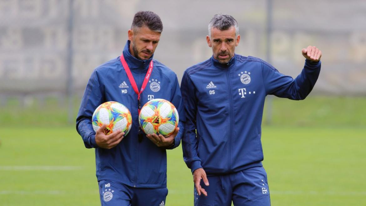 Martín Demichelis y Danny Schwarz