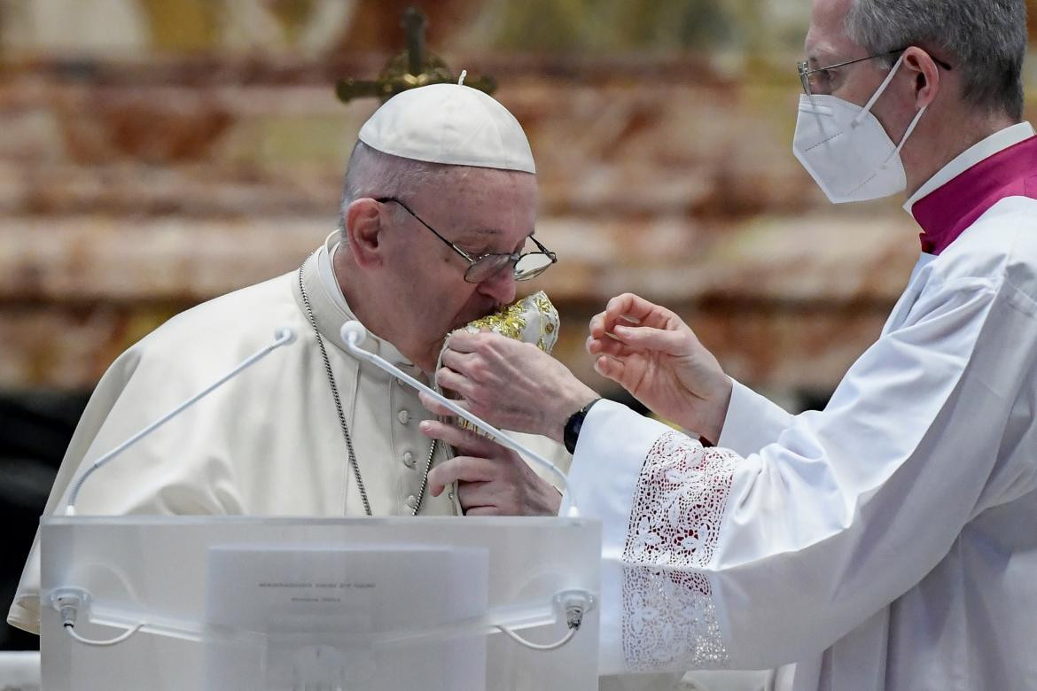 Papa Francisco el domingo de Pascua en el Vaticano, REUTERS.