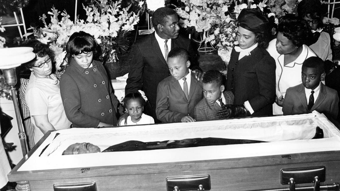 Martin Luther King, asesinato, velatorio