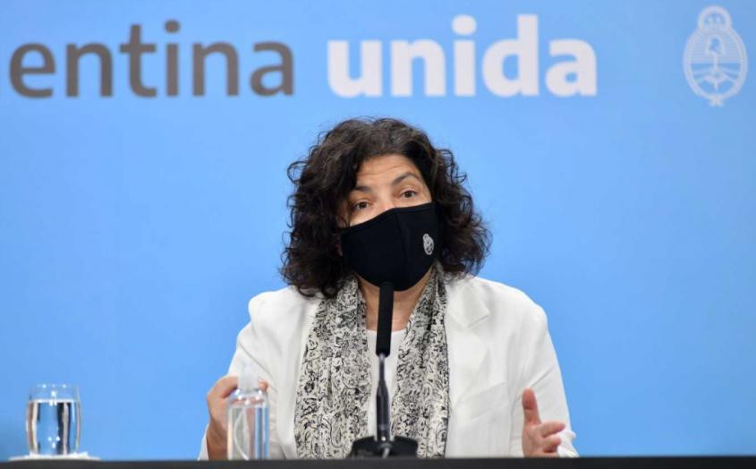 Carla Vizzotti, ministra de Salud, NA