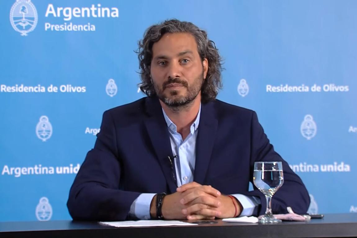 Santiago Cafiero, gobierno, coronavirus en Argentina, NA