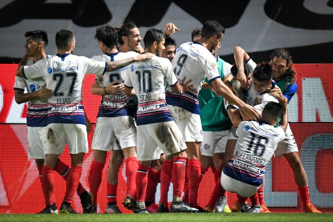 Festejo de San Lorenzo ante Platense por la Copa de la Liga Profesional, AGENCIA NA