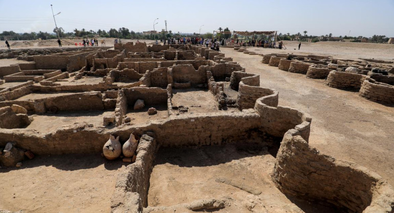 Hallazgo de ciudad perdida de 3000 años en Egipto, REUTERS