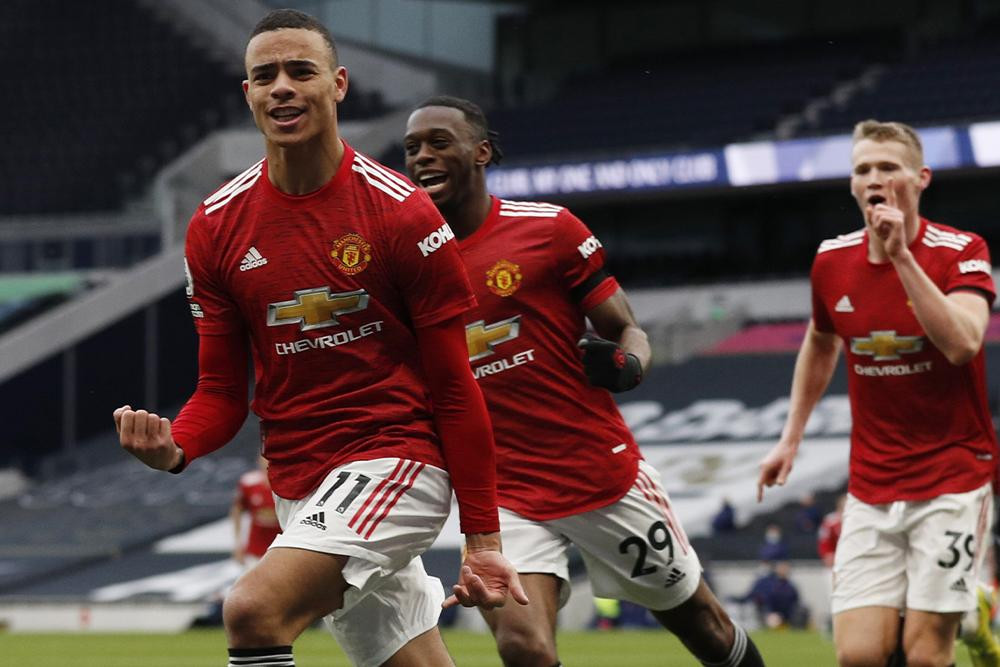 Festejo del Manchester United, Premier League, fútbol inglés, Foto Reuters