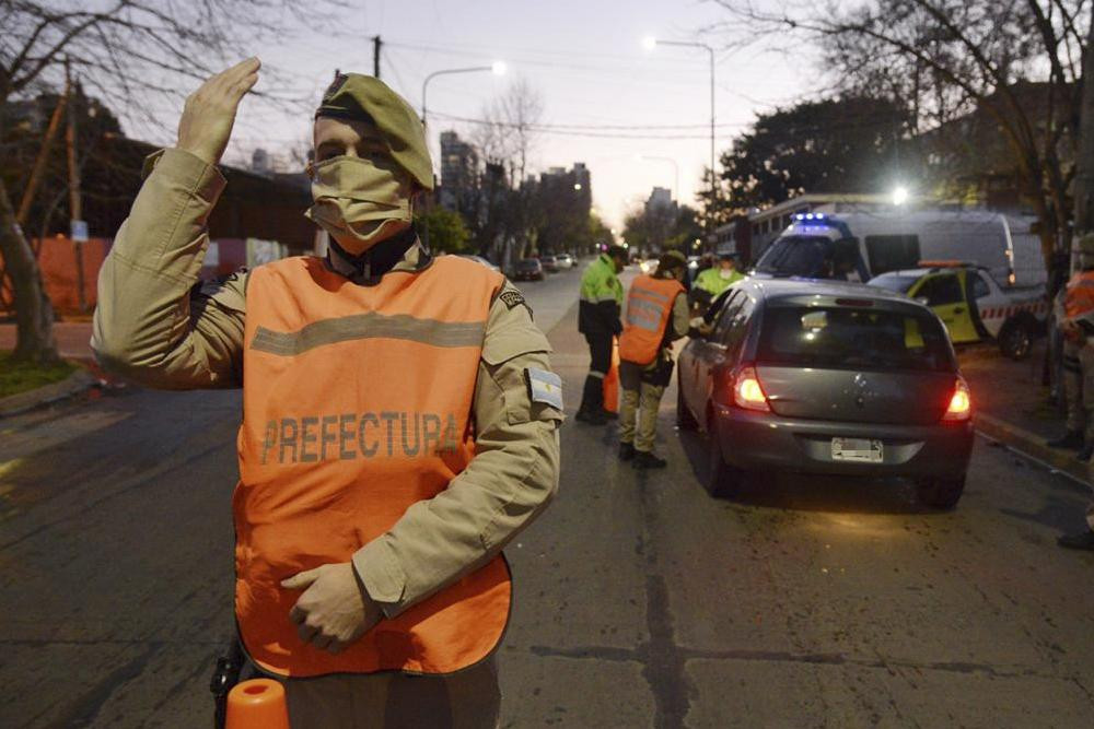 Coronavirus, Argentina, pandemia, controles de Prefectura, NA