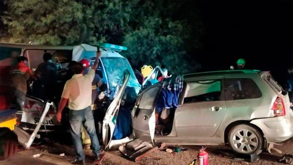 Accidente en ruta de La Rioja