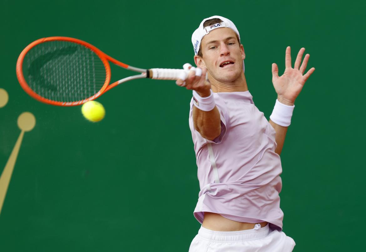 Diego Schwartzman en el Masters 1000 de Montecarlo, REUTERS