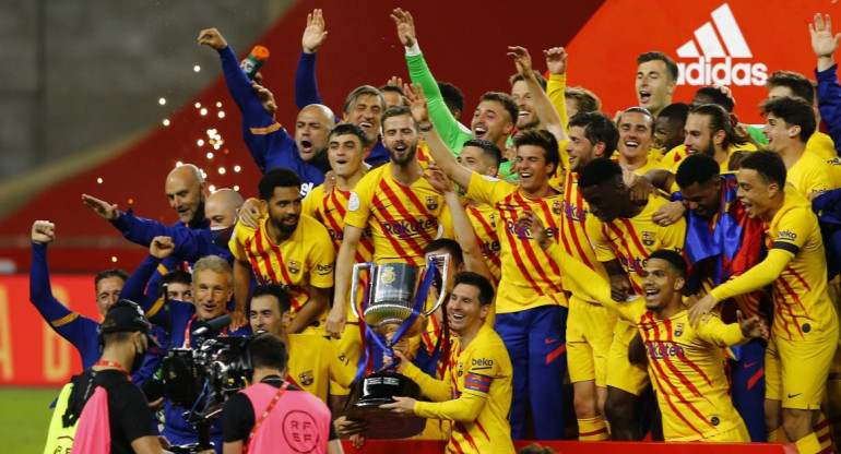 Barcelona, Copa del Rey, Reuters