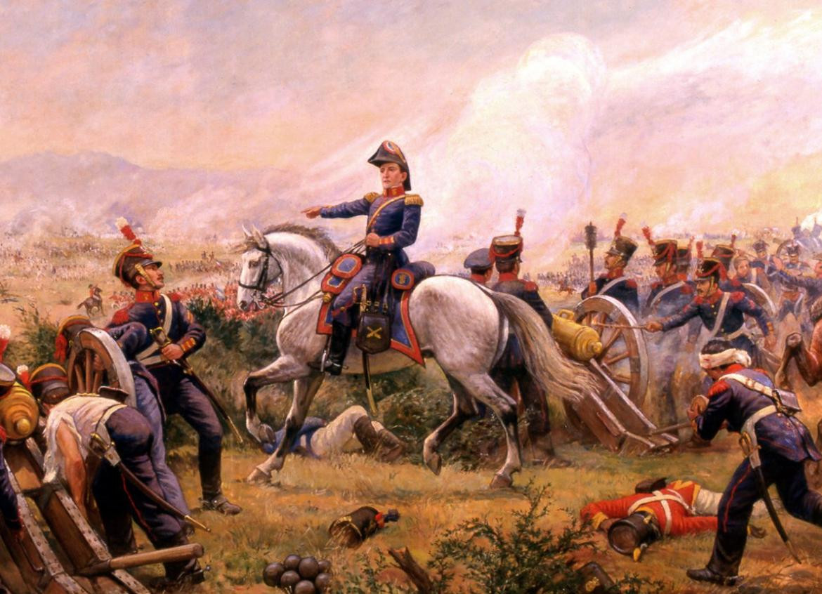 Batalla de Maipú librada por San Martín