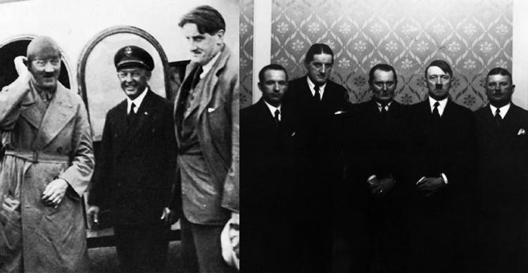 Ernst Hanfstaengl y Adolf Hitler, nazis, nazismo