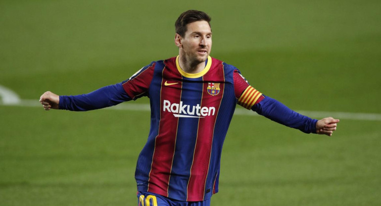 Lionel Messi en el Barcelona, REUTERS