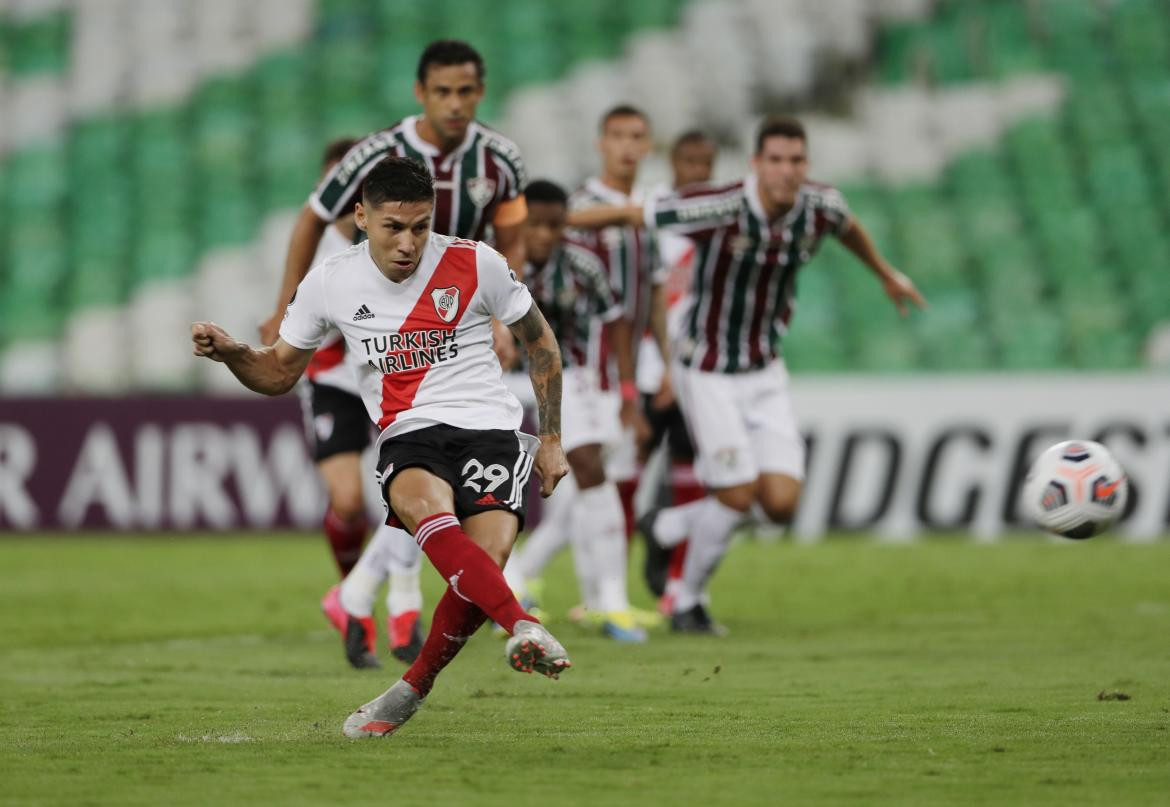 Festejo de River ante Fluminense por Copa Libertadores, REUTERS