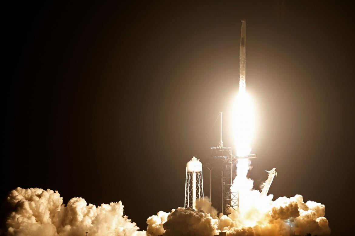 SpaceX a la Estación Espacial Internacional, partió nueva misión tripulada, Foto REUTERS