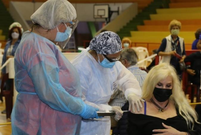 Susana Giménez vacunada en Uruguay, Foto: Intendencia Maldonado