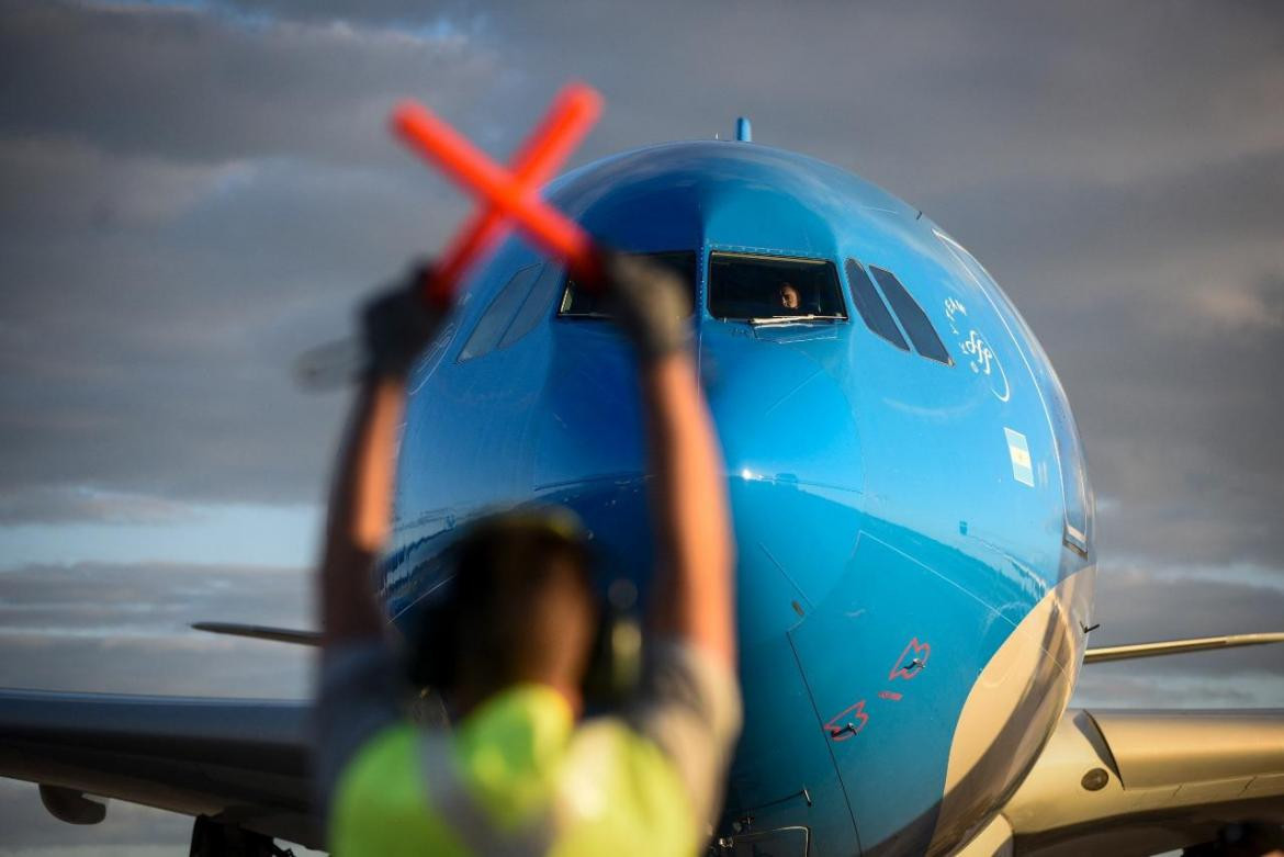 Vuelo de Aerolíneas Argentinas, vacunas, coronavirus, Foto Presidencia