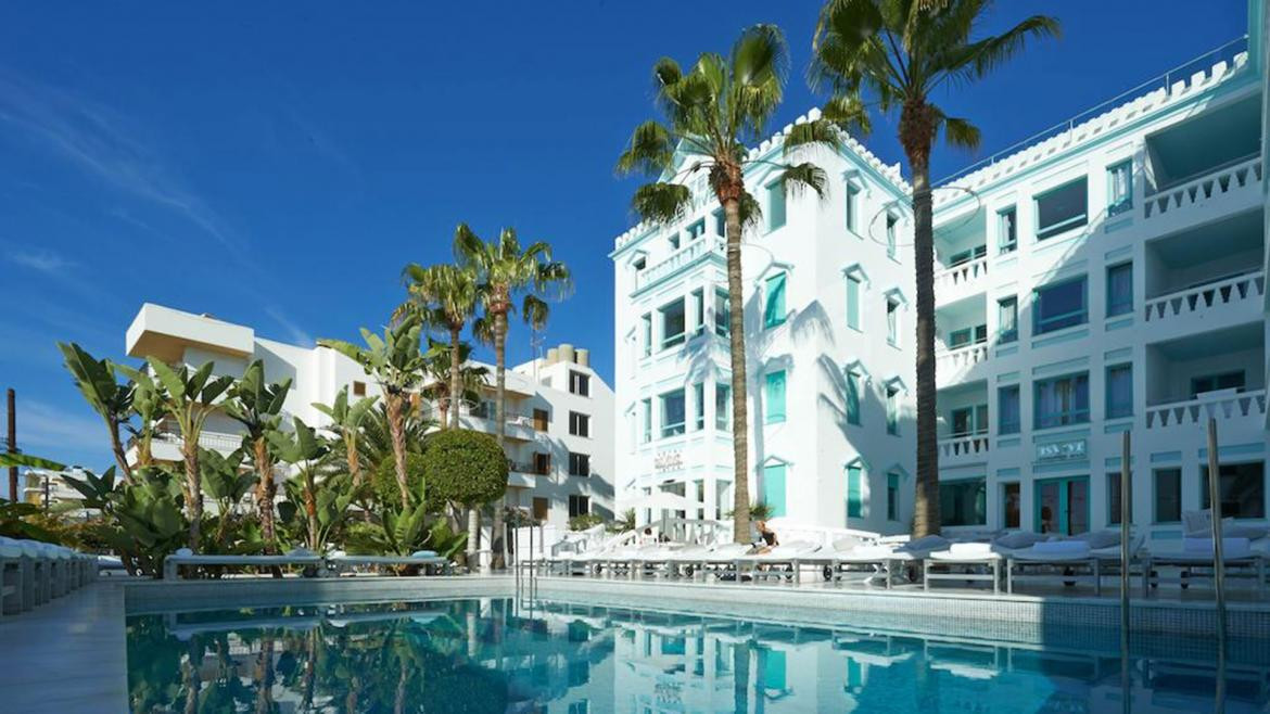 Hotel Es Vivé en Ibiza, propiedad de Lionel Messi