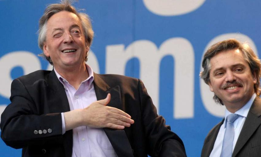 Alberto Fernández y Néstor Kirchner, AGENCIA NA