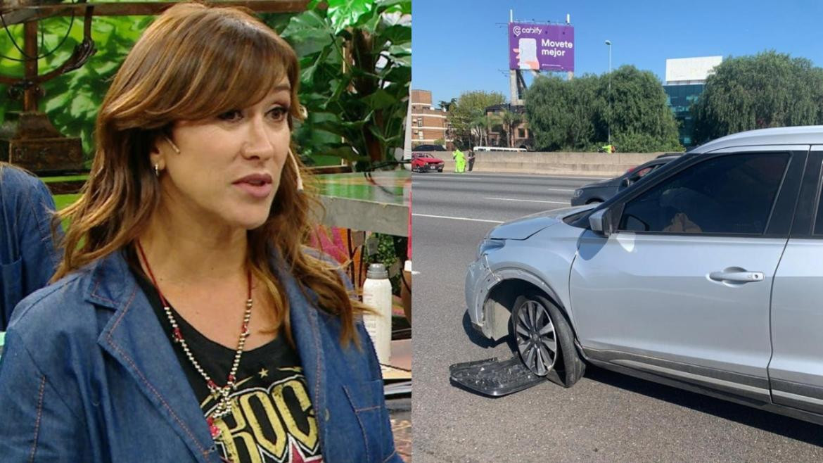 El fuerte accidente de Valeria Archimó en la Panamericana