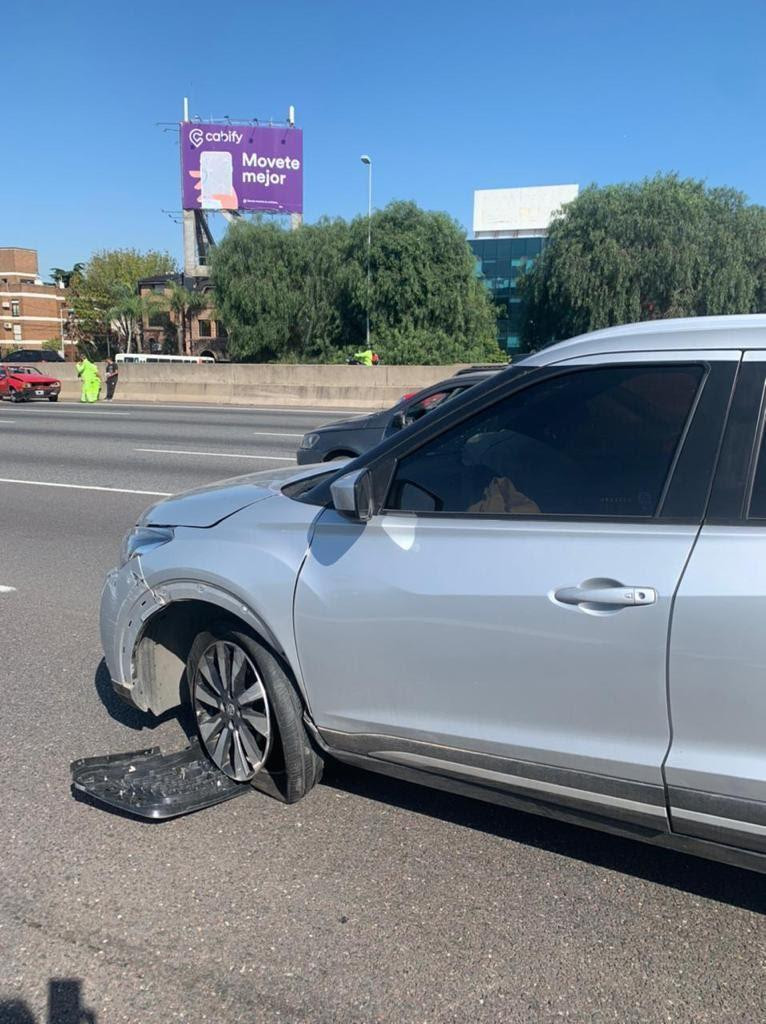 El fuerte accidente de Valeria Archimó en la Panamericana